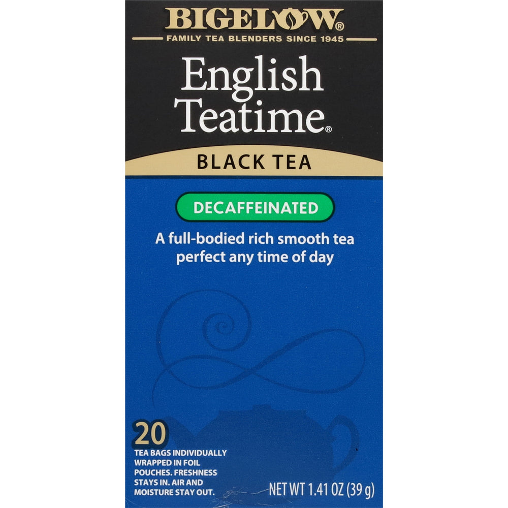 Bigelow Decaffeinated Black Tea English Teatime · Té · 20 pzas