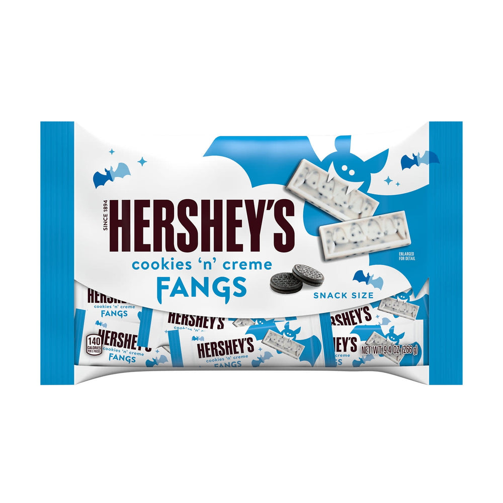 Hershey's 'n' Creme Fangs Halloween · Galletas · 266 g · bolsa · tamaño snack