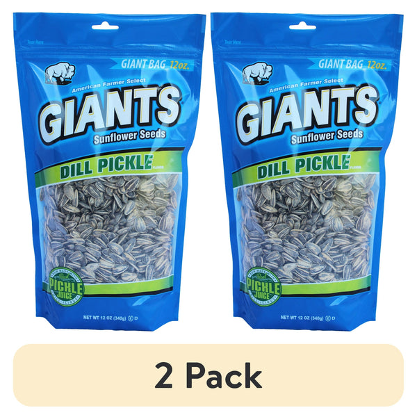Giant Dill Pickle Sunflower Seeds · Nueces · 2 pack de 340 g