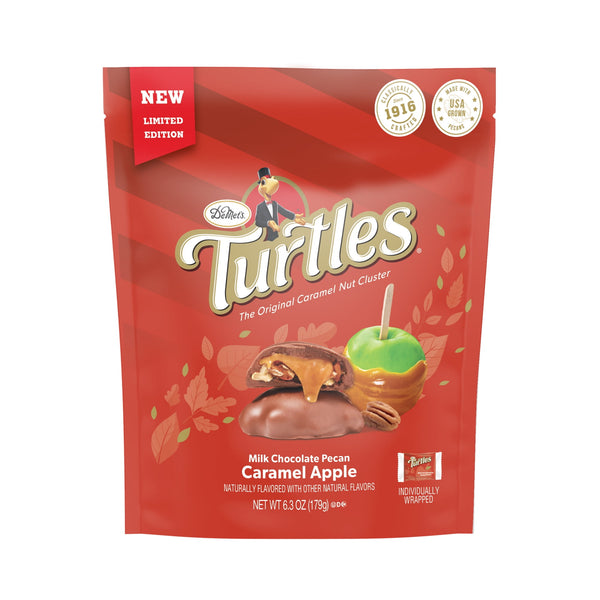 DeMet's Turtles Caramel Apple Pecan Clusters · Nueces · 179 g · bolsa