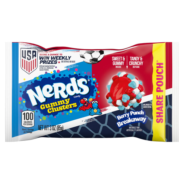 NERDS Gummy Clusters Berry Punch Breakaway · Gomitas · 85 g