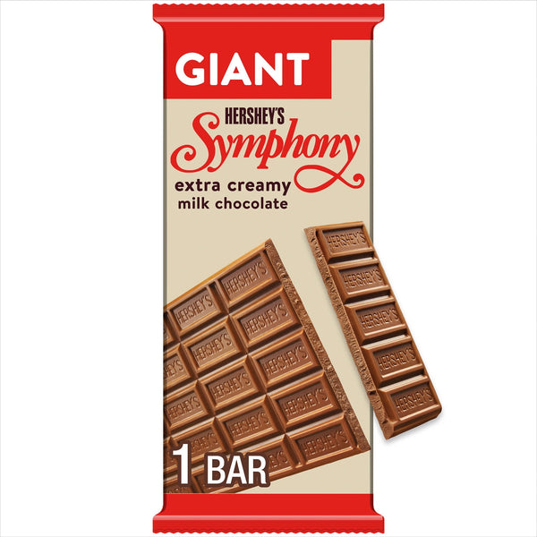 Hershey's Symphony Milk Chocolate Giant Bar · Caramelos · 25 pzas · 209 g