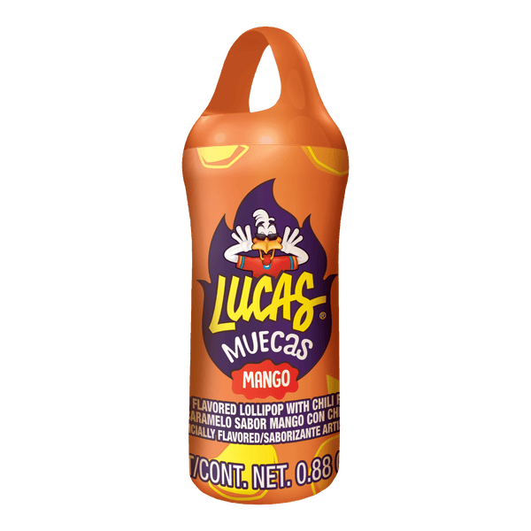 Lucas Muecas Mango Lollipop with Chili Powder · Caramelos · 25 g