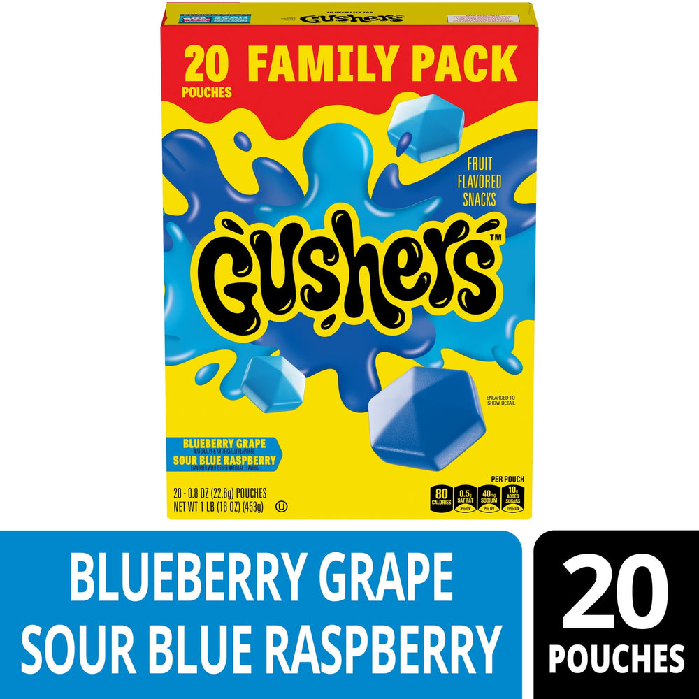 Gushers Fruit Valentine's Day · Gomitas · 20 pzas · 454 g