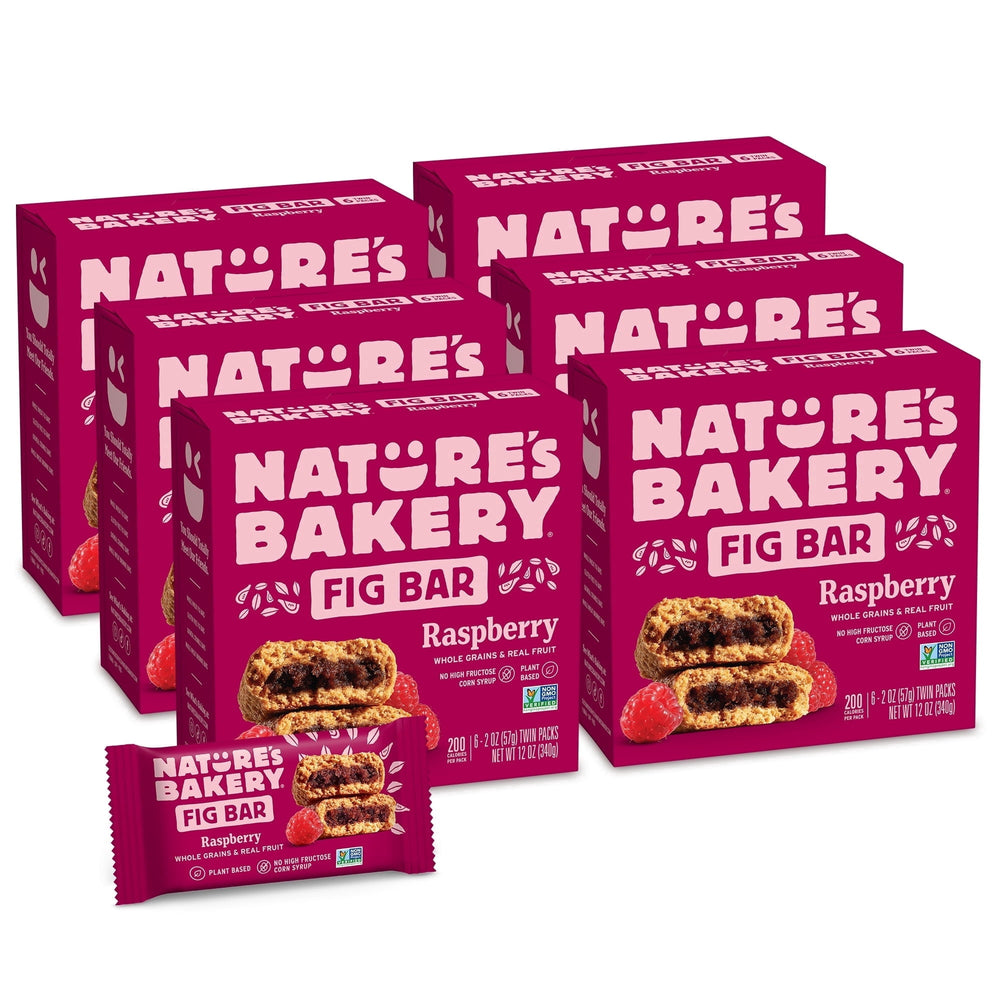 Nature's Bakery Raspberry Fig · Pastelitos · 36 pzas de 57 g