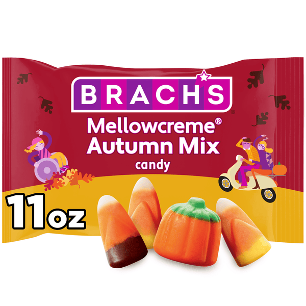 Brach's Mellowcreme Autumn Mix Halloween · Caramelos · 312 g · bolsa