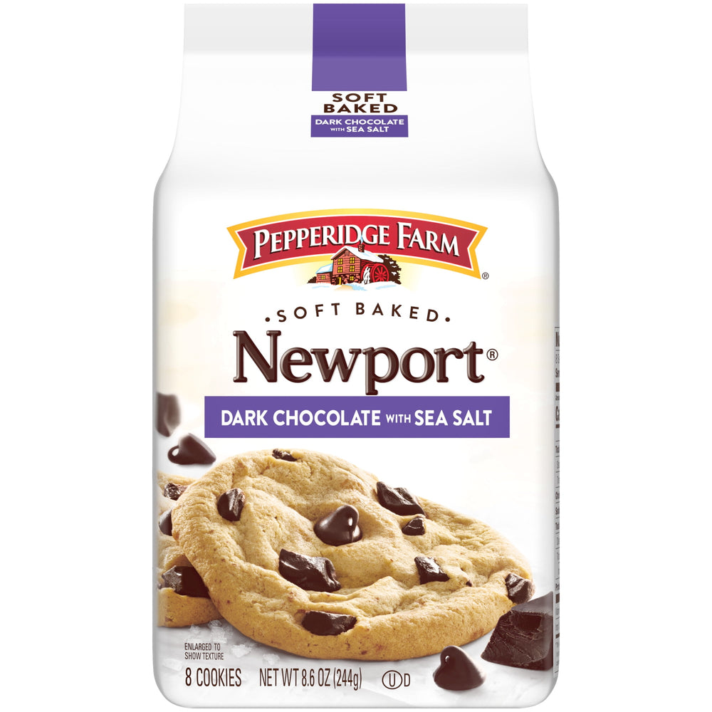 Pepperidge Farm Newport Dark Chocolate with Sea Salt · Galletas · 8 galletas de 244 g