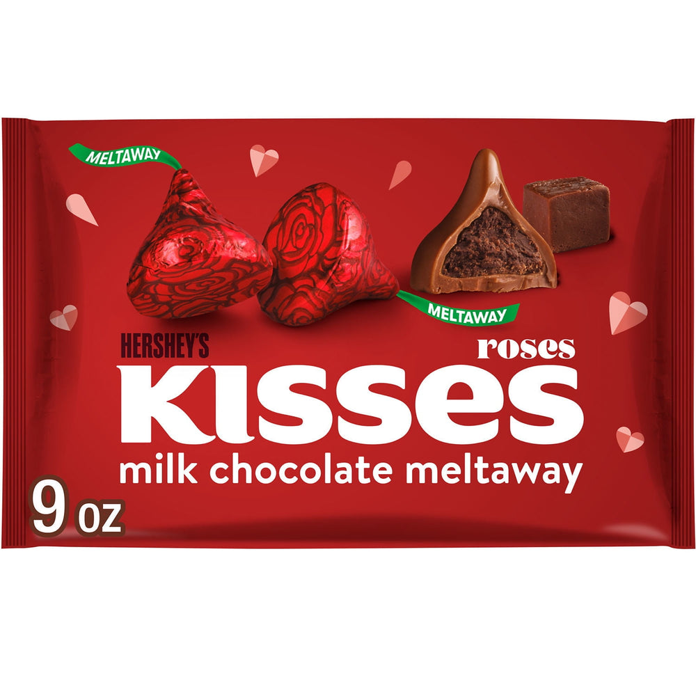 HERSHEY'S KISSES Milk Chocolate Meltaway Valentine's Day · Caramelos · 255 g · bolsa