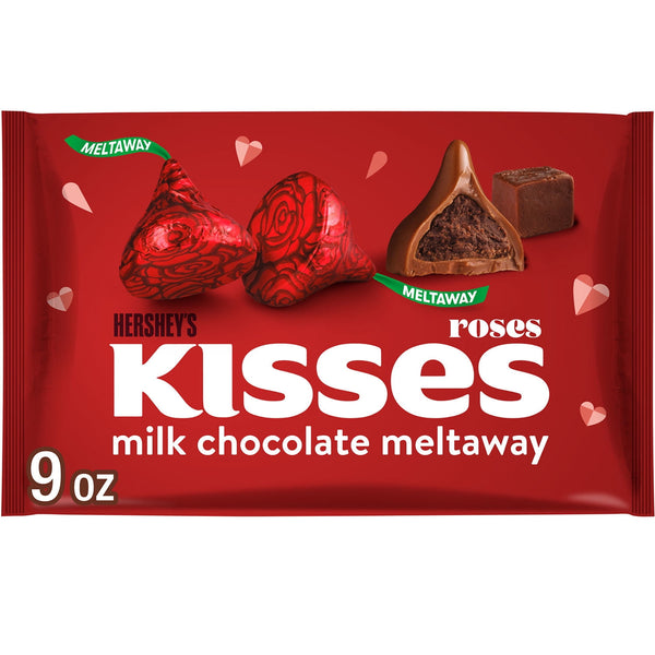HERSHEY'S KISSES Milk Chocolate Meltaway Valentine's Day · Caramelos · 255 g · bolsa