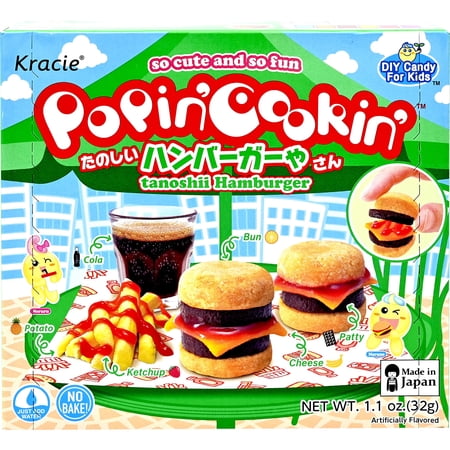 Kracie Popin' Cookin' DIY Hamburger Kit · Caramelos · 32 g