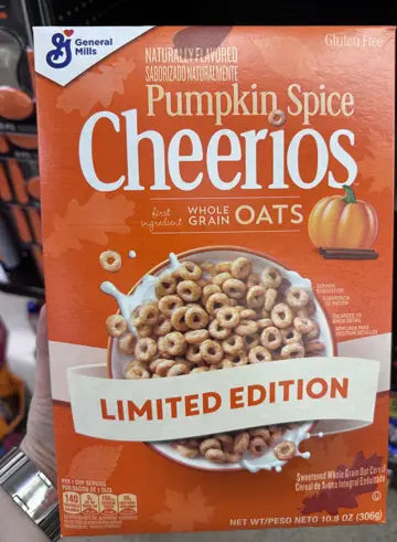 Pumpkin Spice Cheerios, foto real