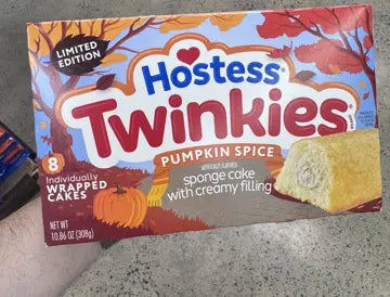 Hostess Twinkies Pumpkin Spice, foto real